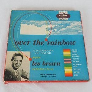 Over The Rainbow 1951 Les Brown 45 rpm 4 Record Set Coral Records Unbreakable